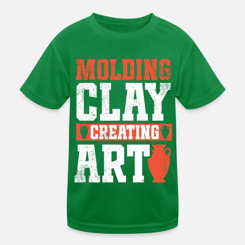 Ceramic Pottery Sculpture Kids Functional T-Shirt