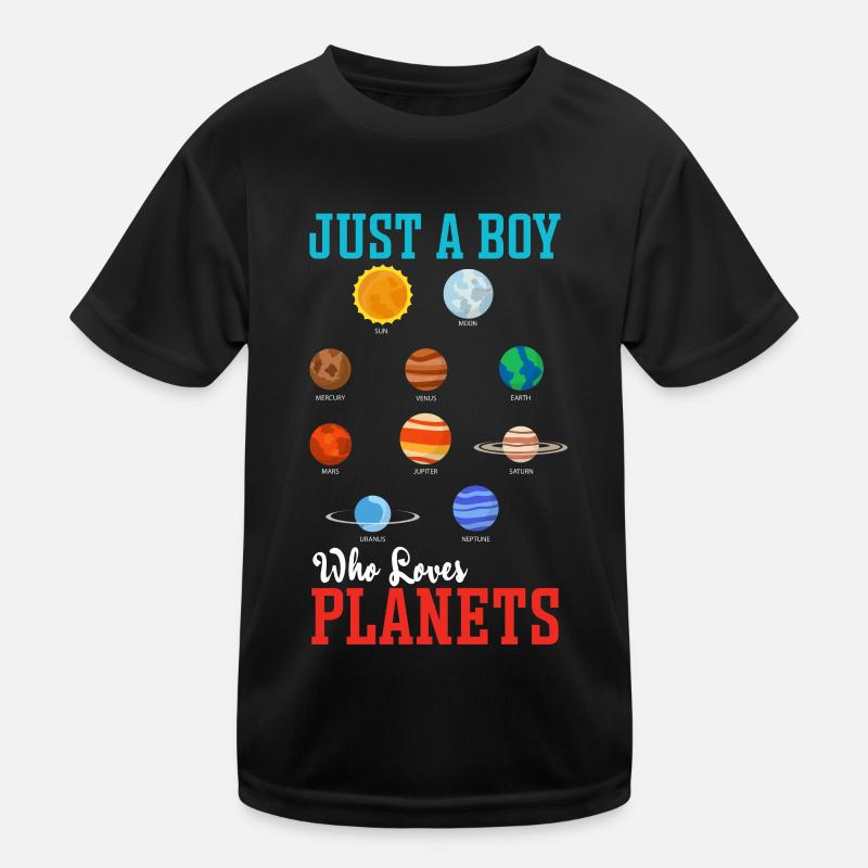 Solar System, Planets, Science Space, Astrology Kids Functional T-Shirt