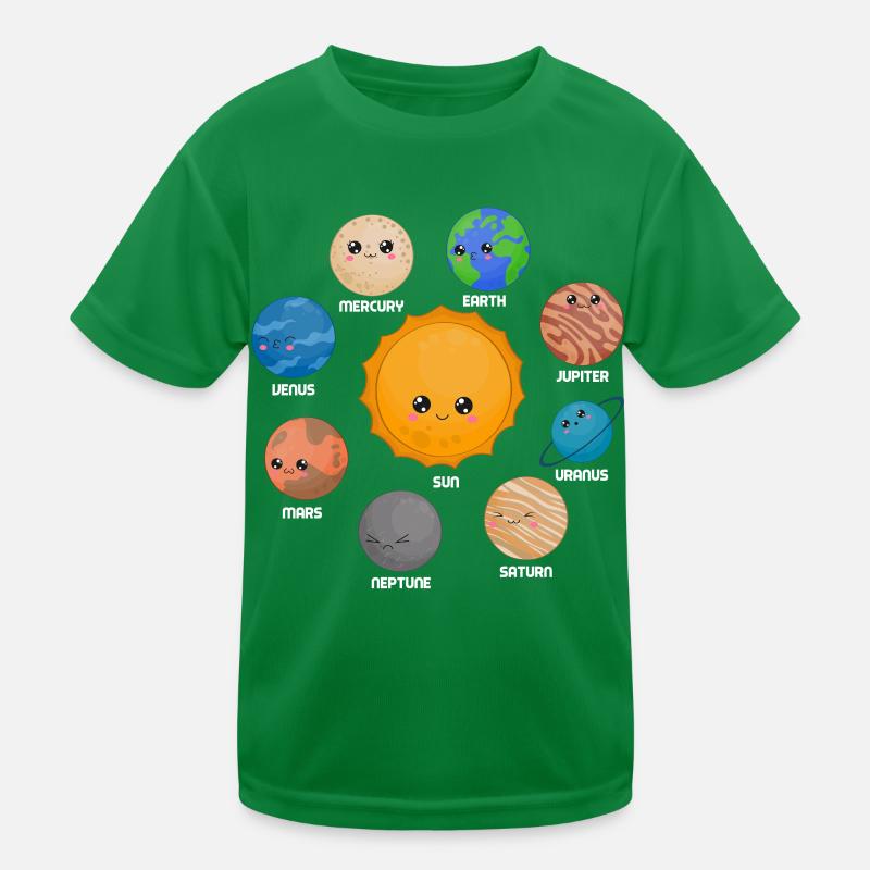 Système Solaire, Planètes, Science Espace, Astrologie T-shirt sport Enfant