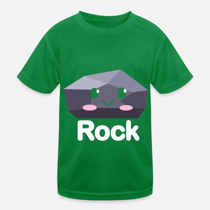 Rock Paper Scissors Funny Group Kawaii Kids Functional T-Shirt
