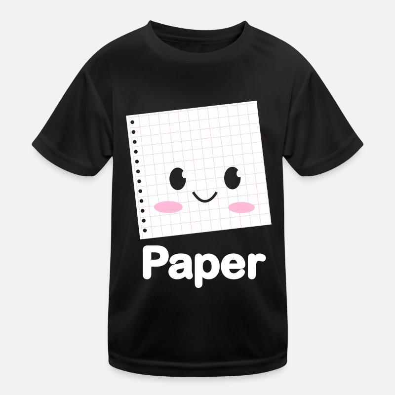 Ciseaux Papier Pierre Drôle Groupe Kawaii T-shirt sport Enfant