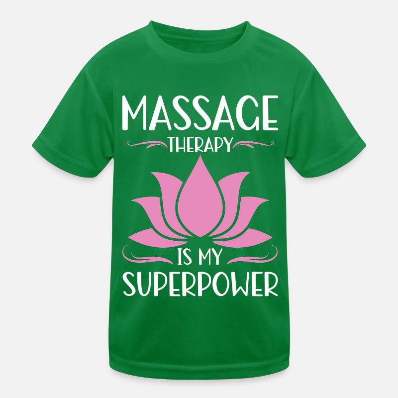 Massage Therapist Therapy Masseuse Appreciation Kids Functional T-Shirt