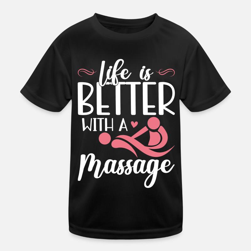 Massage Therapist Therapy Masseuse Appreciation Kids Functional T-Shirt