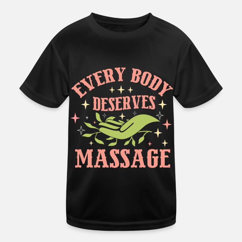 Massagetherapeuten Therapie Masseuse Wertschätzung Kinder Funktions-T-Shirt