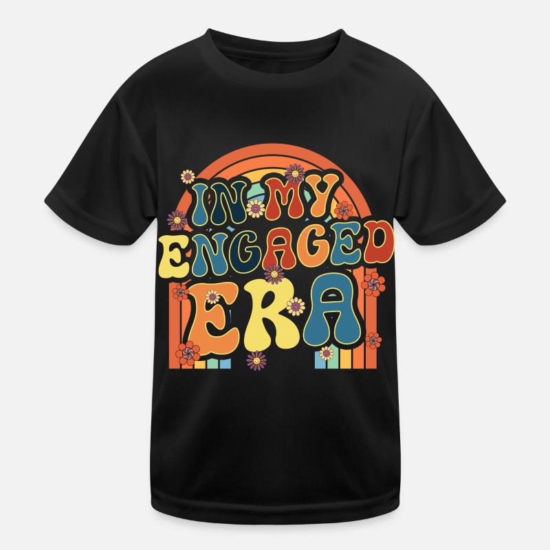 Mariée de fiançailles d'amis dévoués T-shirt sport Enfant