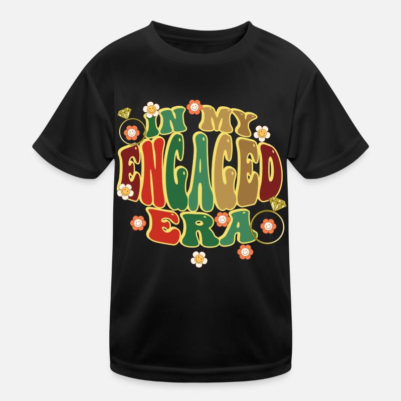 Mariée de fiançailles d'amis dévoués T-shirt sport Enfant