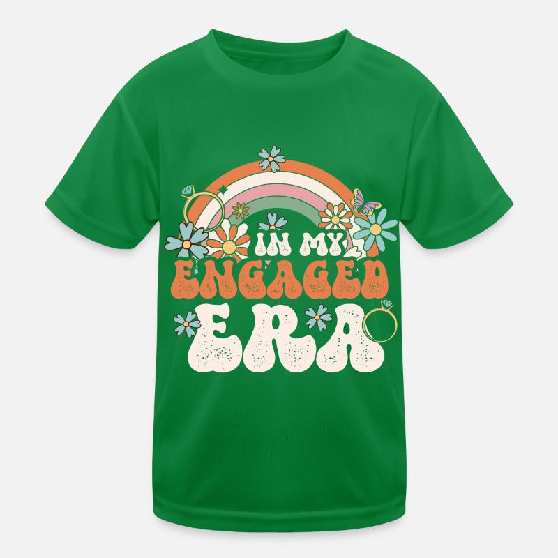 Mariée de fiançailles d'amis dévoués T-shirt sport Enfant