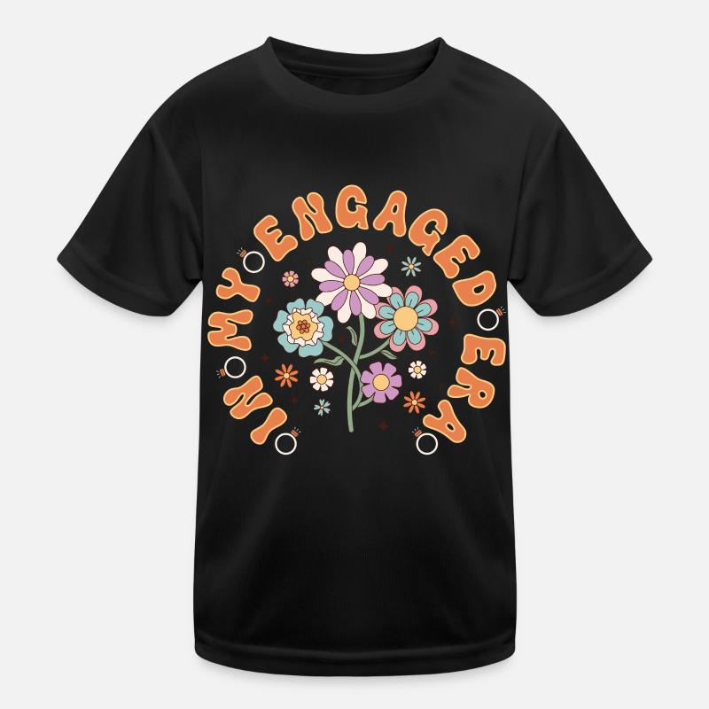 Dedicated friends engagement bride Kids Functional T-Shirt