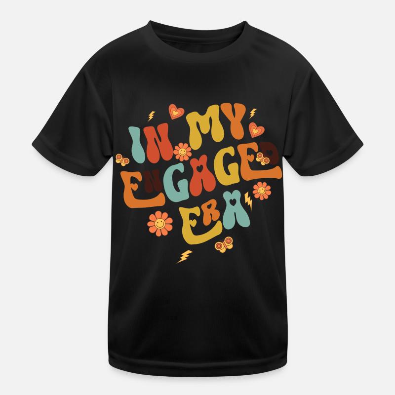 Dedicated friends engagement bride Kids Functional T-Shirt