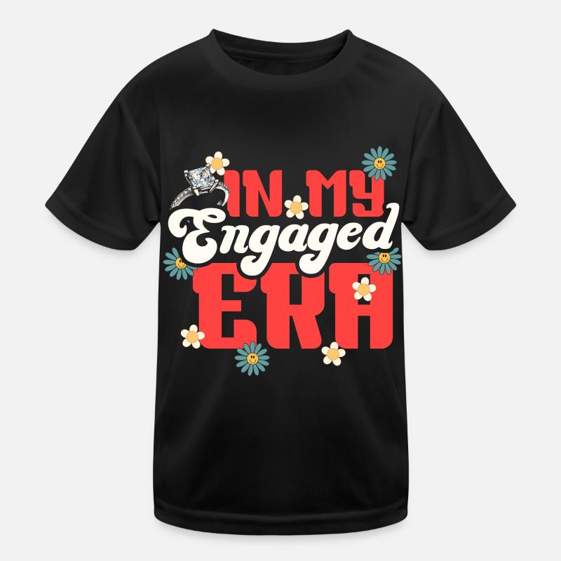 Mariée de fiançailles d'amis dévoués T-shirt sport Enfant