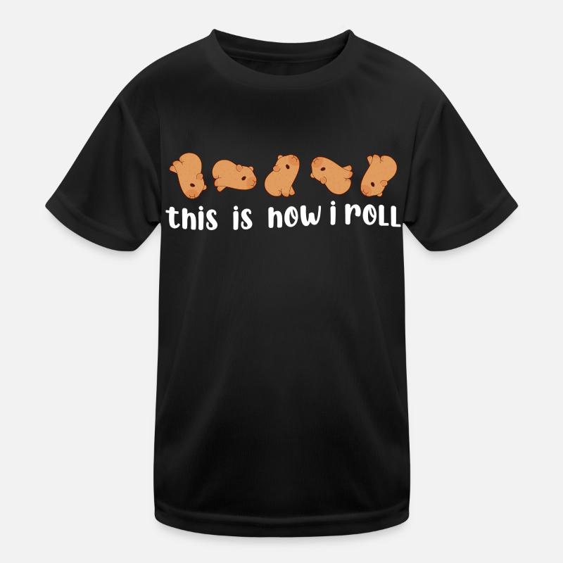 C'est comme ça que je roule un joli capybara T-shirt sport Enfant