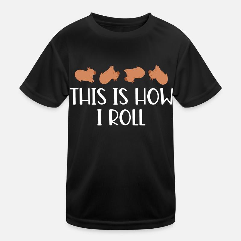 C'est comme ça que je roule un joli capybara T-shirt sport Enfant