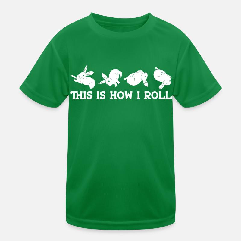 This is how I roll Sweet Rabbit Kids Functional T-Shirt
