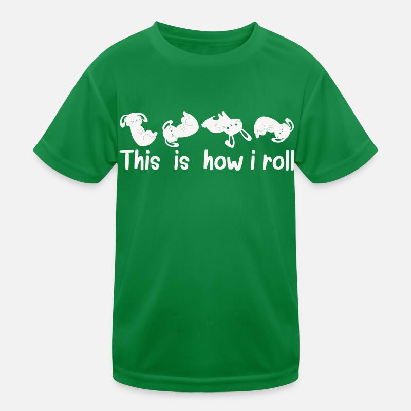 This is how I roll Sweet Rabbit Kids Functional T-Shirt
