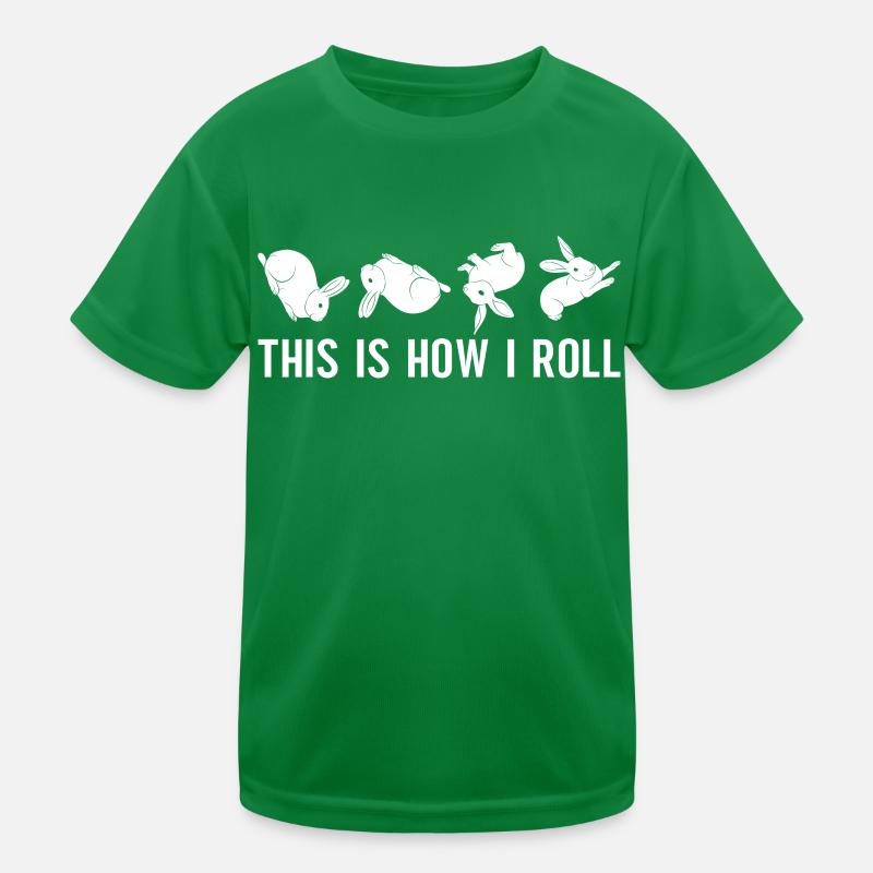 This is how I roll Sweet Rabbit Kids Functional T-Shirt