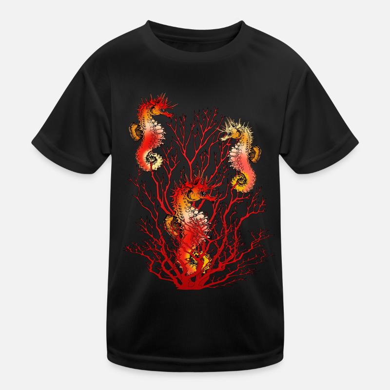 Seepferdchen Kinder Funktions-T-Shirt
