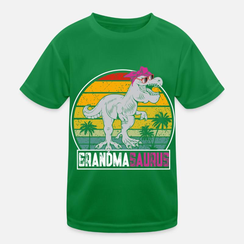 Omasaurus T Rex Dinosaure Granny Saurus T-shirt sport Enfant