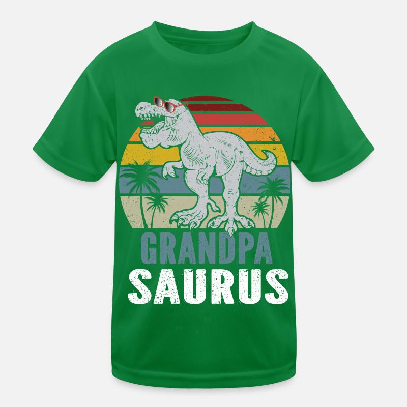 Opasaurus T Rex Dinosaurier Opa Saurus Kinder Funktions-T-Shirt