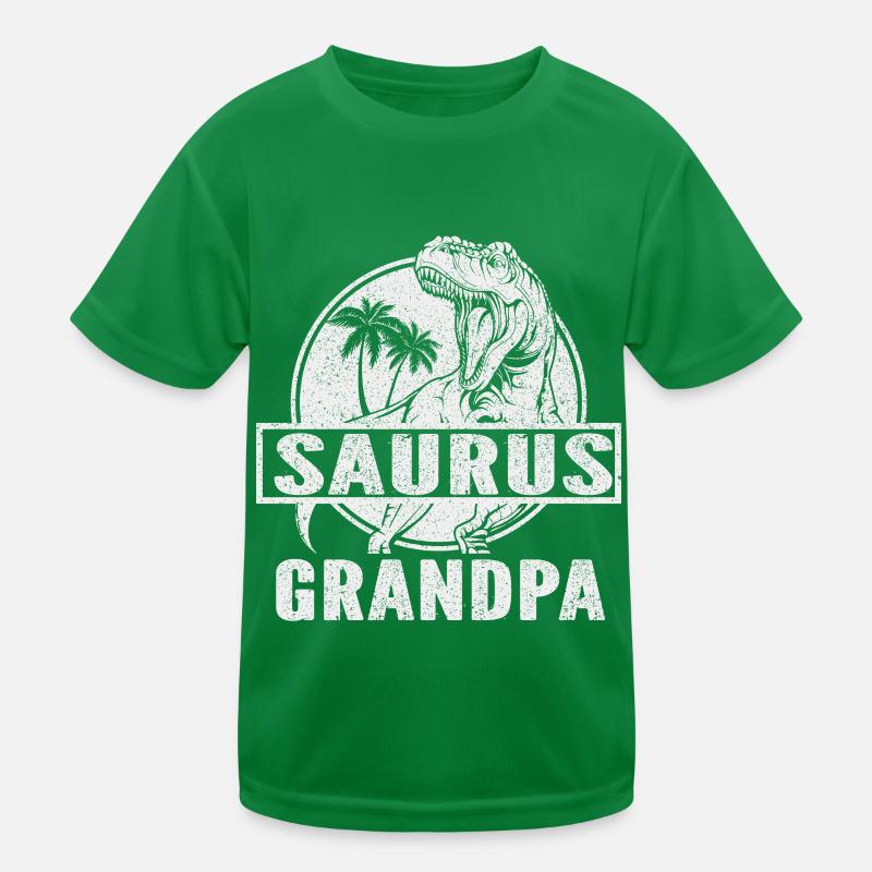 Opasaurus T Rex Dinosaurier Opa Saurus Kinder Funktions-T-Shirt