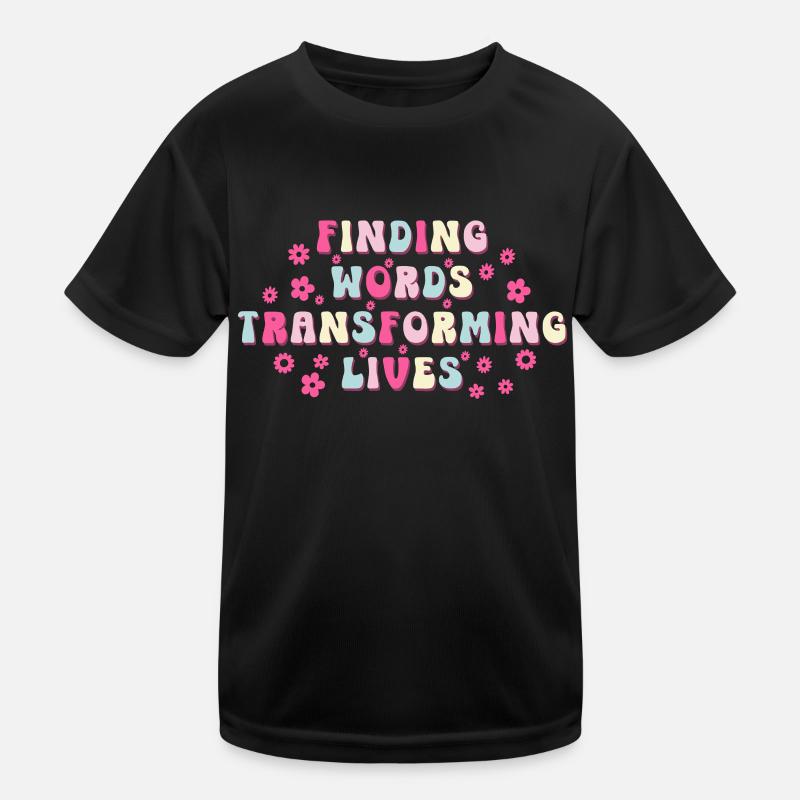 Groovy Speech Language Pathologist SLP Kinder Funktions-T-Shirt