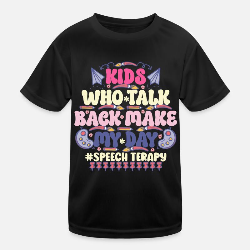 Groovy Speech Language Pathologist SLP Kinder Funktions-T-Shirt