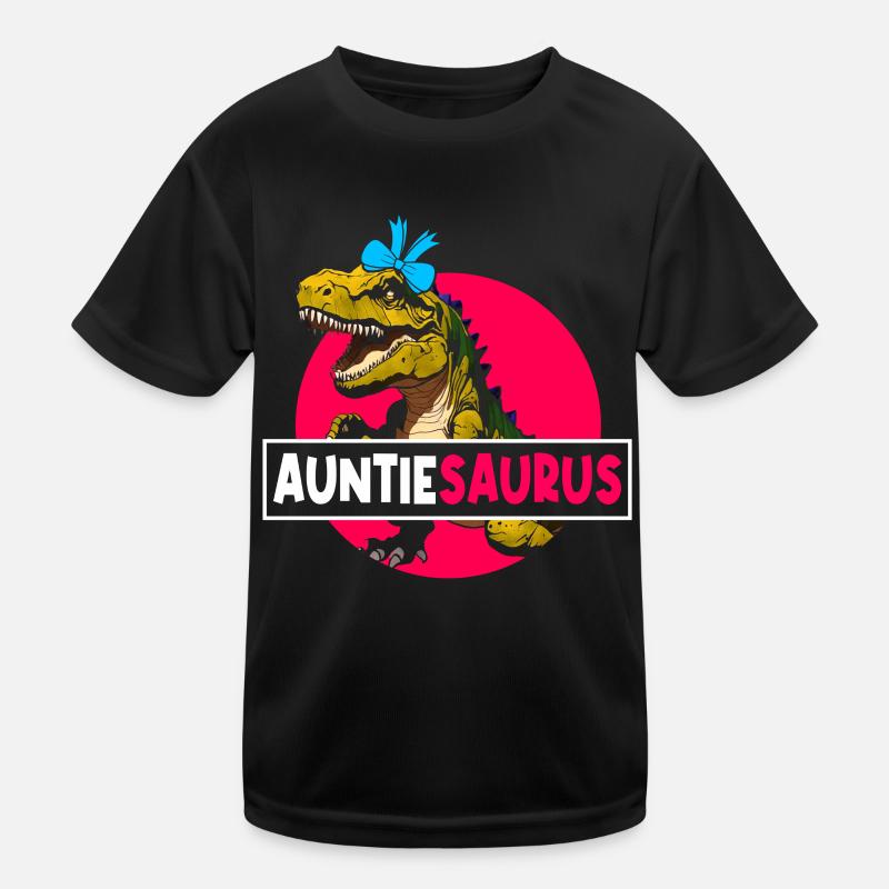 Tanteaurus T Rex Dinosaur Aunt Saurus Family Kids Functional T-Shirt