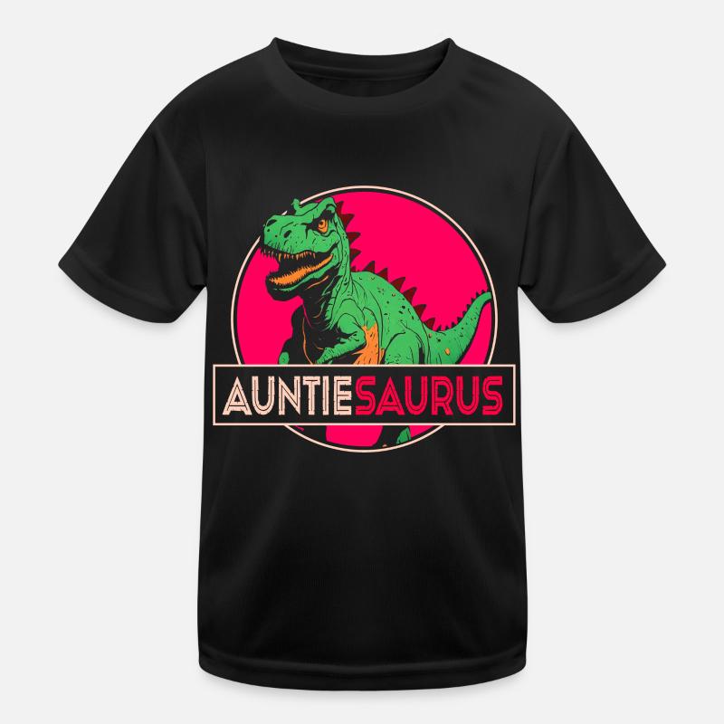 Tanteaurus T Rex Dinosaur Aunt Saurus Family Kids Functional T-Shirt