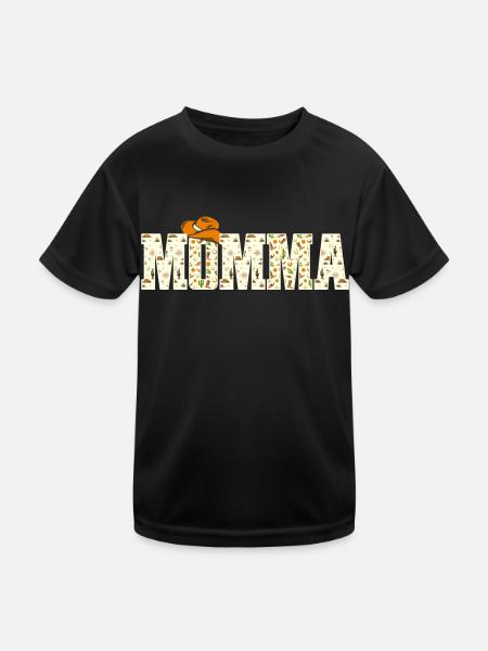 Mom Cowboy Birthday Western Family Matching - Kids Functional T-Shirt - black - Front