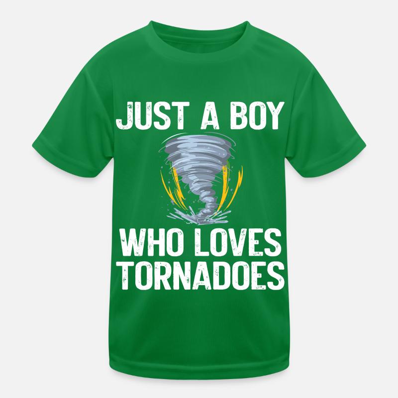 Drôle Tornade Hurricane Weather Chaser T-shirt sport Enfant