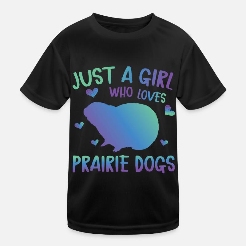 Funny Prairie -Dog Lover Funny Rodent Kids Functional T-Shirt
