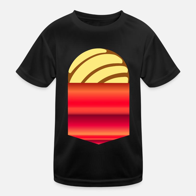 Concha Pan Dulce y Chisme Mexicana Camiseta funcional para niños
