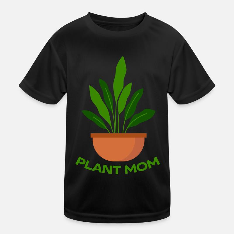 Pflanzenmutter Mutter Gartenpflanzen Blume - Kinder Funktions-T-Shirt - Schwarz