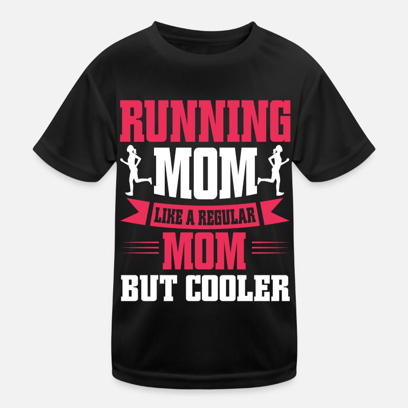 Running Mom Marathon Runner Jogging T-shirt sport Enfant