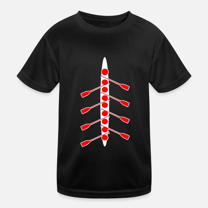 Rowboot Der Crew Boot Rowboot Rower Rowes Rower Kinder Funktions-T-Shirt