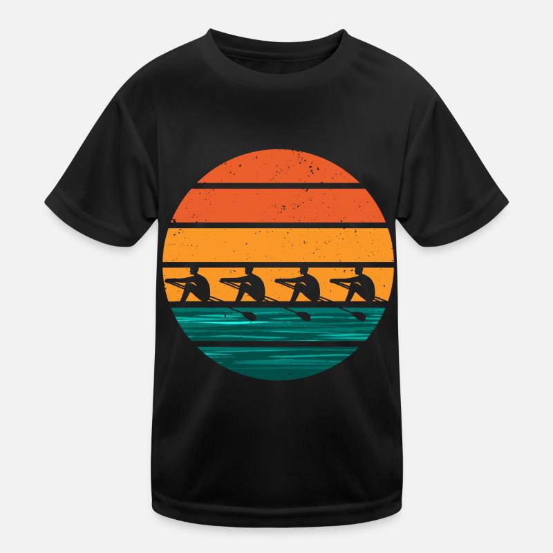 Rowboot Der Crew Boot Rowboot Rower Rowes Rower Kinder Funktions-T-Shirt