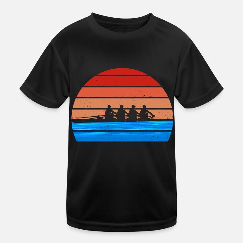Rowboot Der Crew Boot Rowboot Rower Rowes Rower Kinder Funktions-T-Shirt