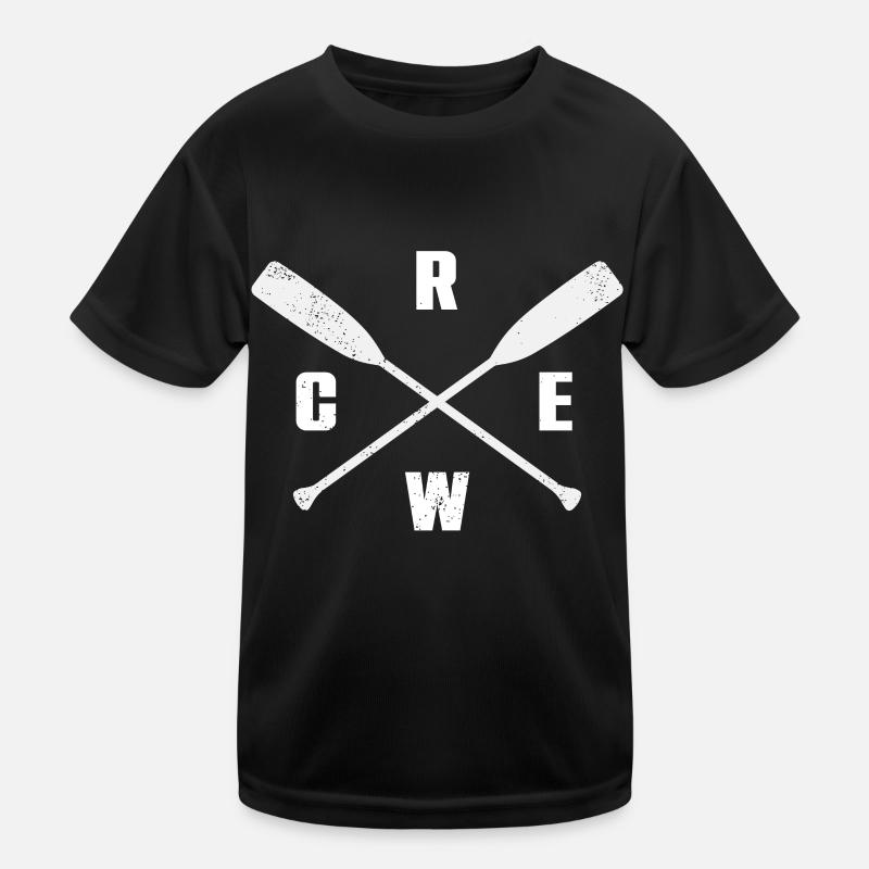 Rowboot Der Crew Boot Rowboot Rower Rowes Rower Kinder Funktions-T-Shirt