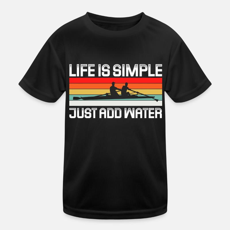 Rowboot Der Crew Boot Rowboot Rower Rowes Rower Kinder Funktions-T-Shirt
