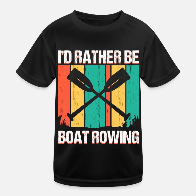 Rowboot Der Crew Boot Rowboot Rower Rowes Rower Kinder Funktions-T-Shirt