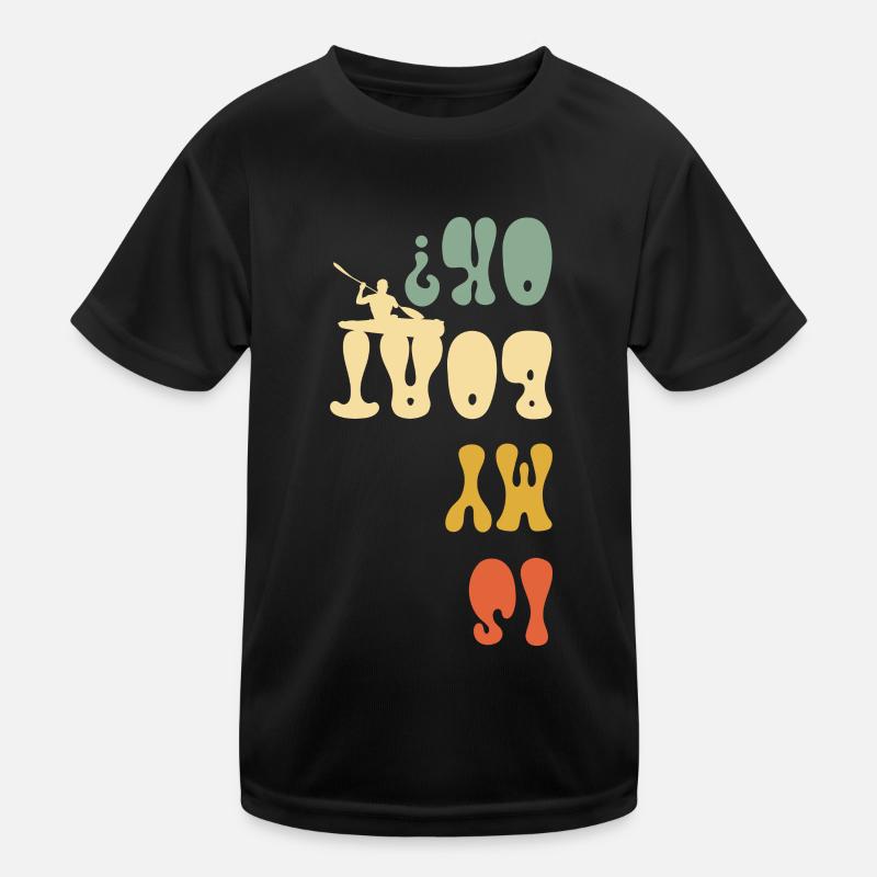 Rowboot Der Crew Boot Rowboot Rower Rowes Rower Kinder Funktions-T-Shirt