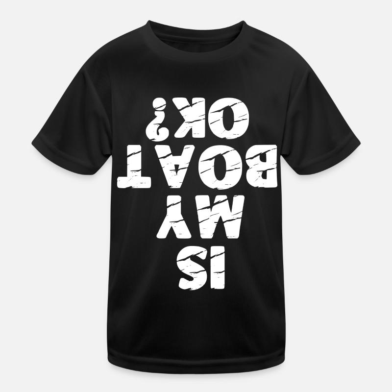 Rowboot Der Crew Boot Rowboot Rower Rowes Rower Kinder Funktions-T-Shirt