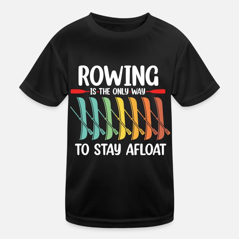Rowboot Der Crew Boot Rowboot Rower Rowes Rower Kinder Funktions-T-Shirt