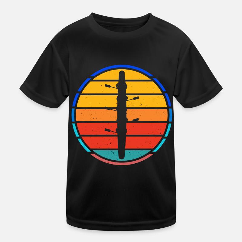 Rowboot Der Crew Boot Rowboot Rower Rowes Rower Kinder Funktions-T-Shirt