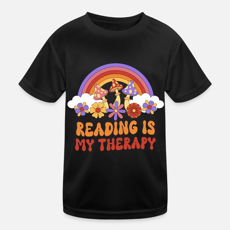 Groovy Reading Librarian Funny Library Kids Functional T-Shirt