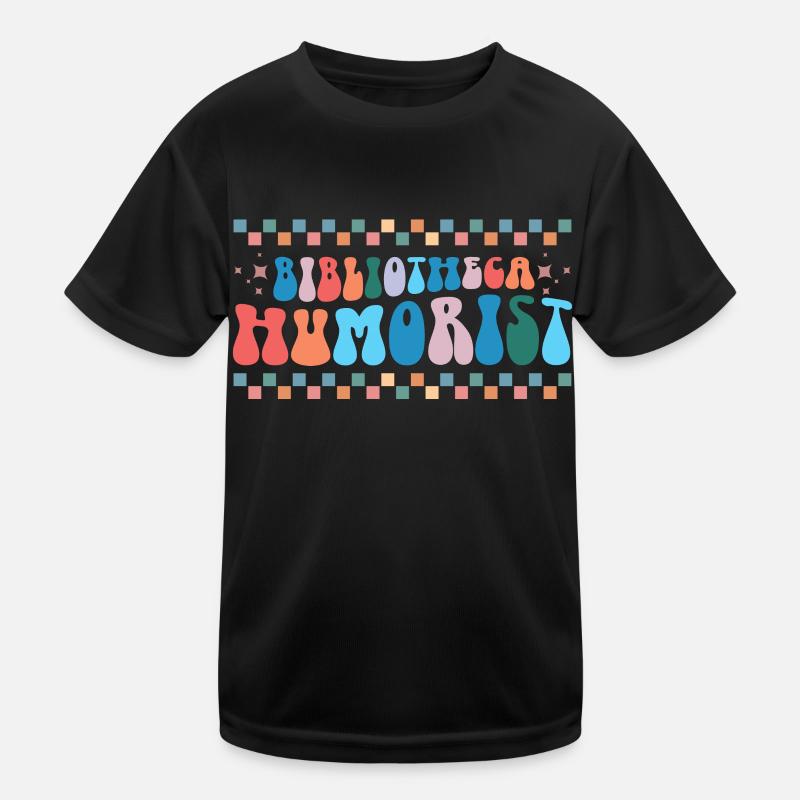 Groovy Reading Librarian Funny Library Kids Functional T-Shirt