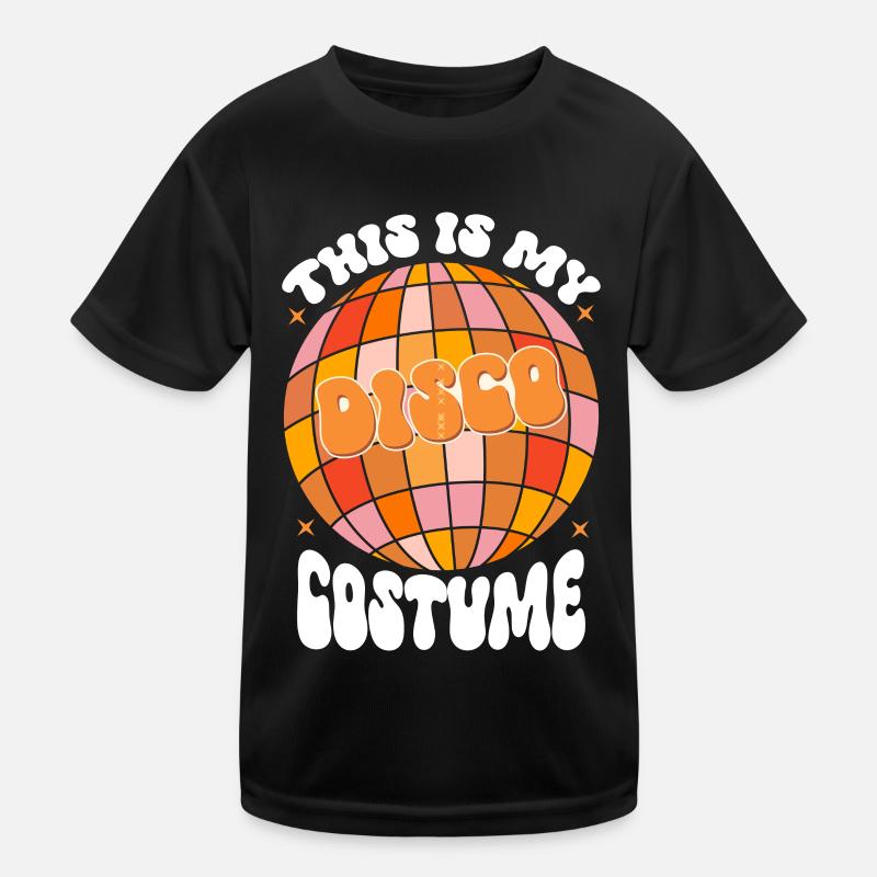 Disco Groovy Hippie 70s 80s Vintage Seventies Kids Functional T-Shirt
