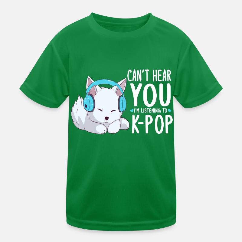 Je ne t’entends pas, j’écoute de la K-pop, Arctic Fox T-shirt sport Enfant