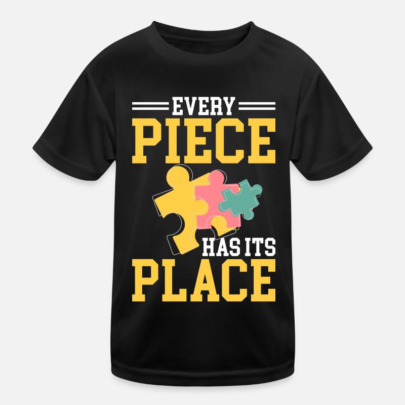 Puzzle Pièce Puzzle Amateur de Puzzle T-shirt sport Enfant