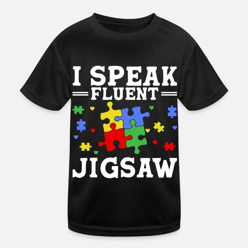 Puzzle Pièce Puzzle Amateur de Puzzle T-shirt sport Enfant