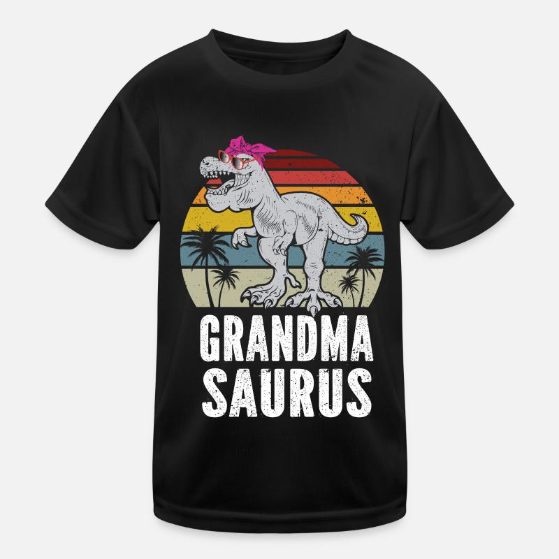 Omasaurus T Rex Dinosaurier Oma Nana Kinder Funktions-T-Shirt
